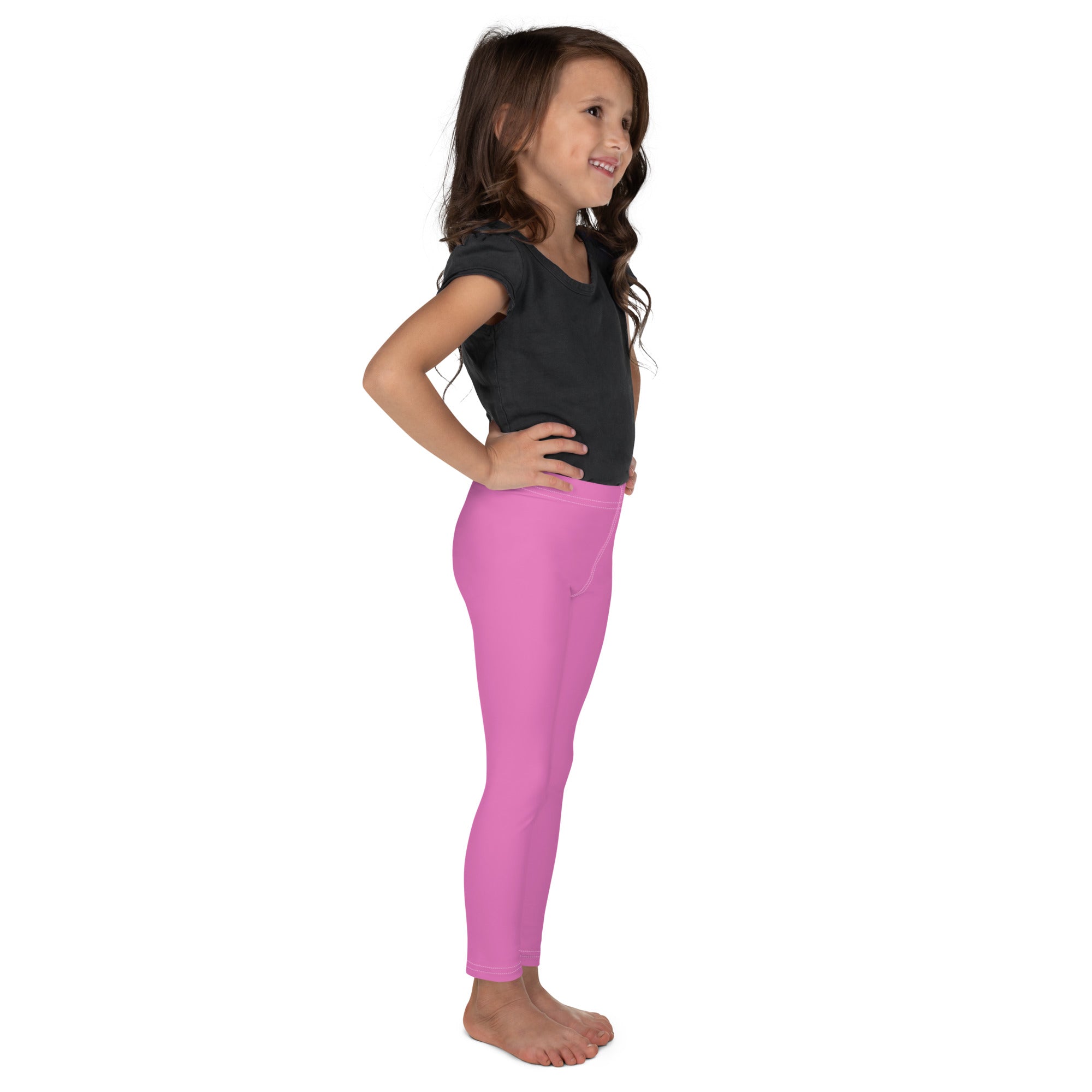 SHE REBEL - Pretty in Pink Kid's Leggings (Ages 2 - 7)